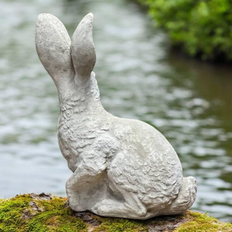Stone Rabbit Sculpture 13