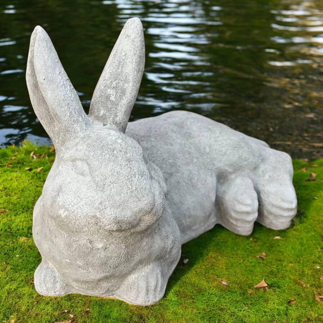 Concrete Laying Rabbit 9