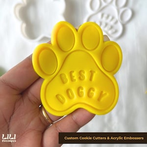 Best Dog Cookie Cutters For Dog Treats, Dog Cookie Cutters, Animal Cookie Cutters, Dog Lover Cookies | LiliDecoupes