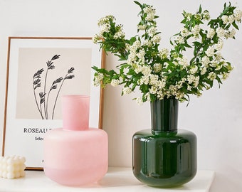 Französische Vase | Glasvase | Vasen | Kunstglas | Vintage Vasen | Wohndeko | Tischdekoration | Hochzeitsdekorationen | Geschenke für sie