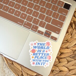 Planet Quote Sticker - Positivity Sticker - Quote Sticker - Mental Health Sticker - Self Care Stickers - Reminder Sticker - Planner Sticker