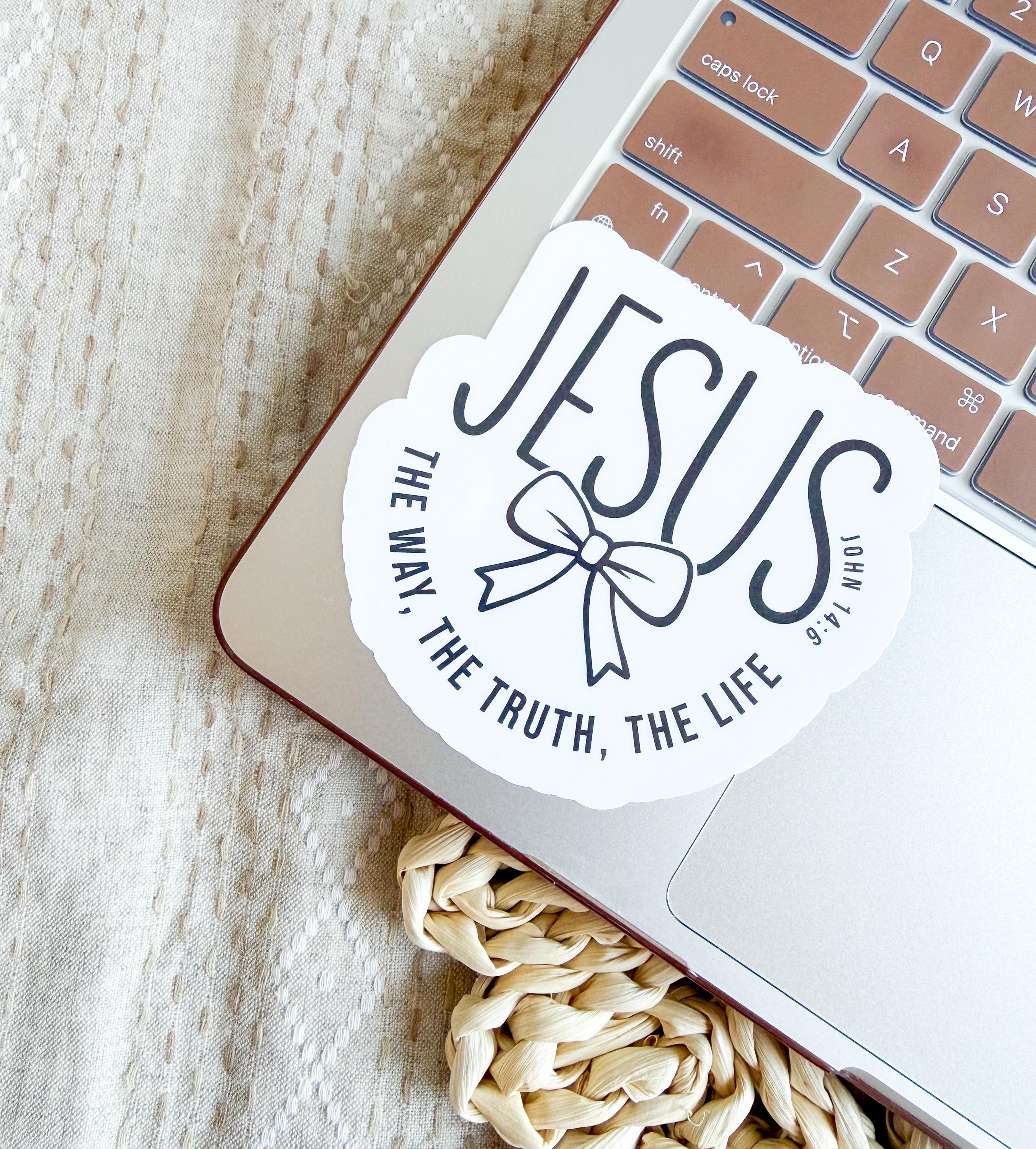 Jesus Vinyl Sticker - Christian Sticker - Jesus Decal - God Sticker ...