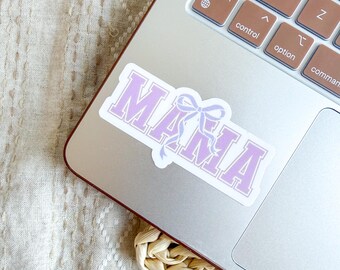Coquette Mama Sticker - Waterproof Vinyl Sticker - Motherhood Sticker - Gift for Mom - Water Bottle Sticker - Laptop Sticker