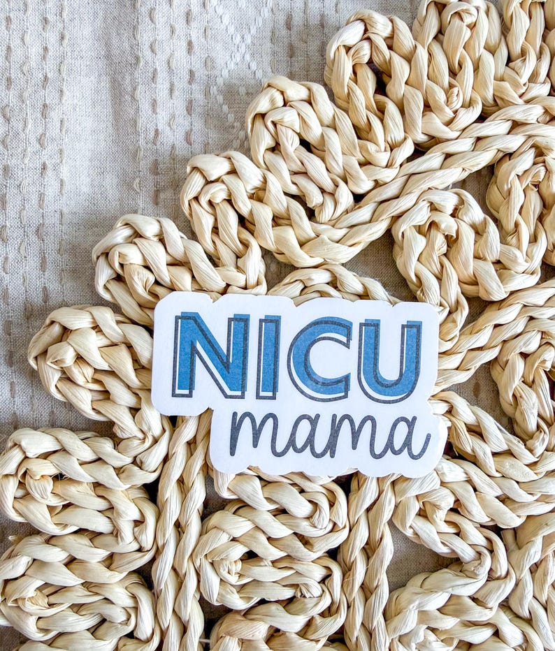 NICU Mama - Neonatal Intensive Care Unit Mama Sticker - NICU Mama Gift - NICU Baby Sticker - Waterproof Vinyl Sticker - Sympathy Sticker Bild 3