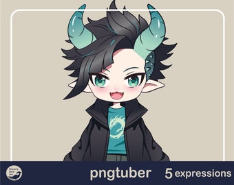 PNGTuber Model - Premade PNGTuber Avatar - Chibi Boy PNGTuber - Chibi Boy 401