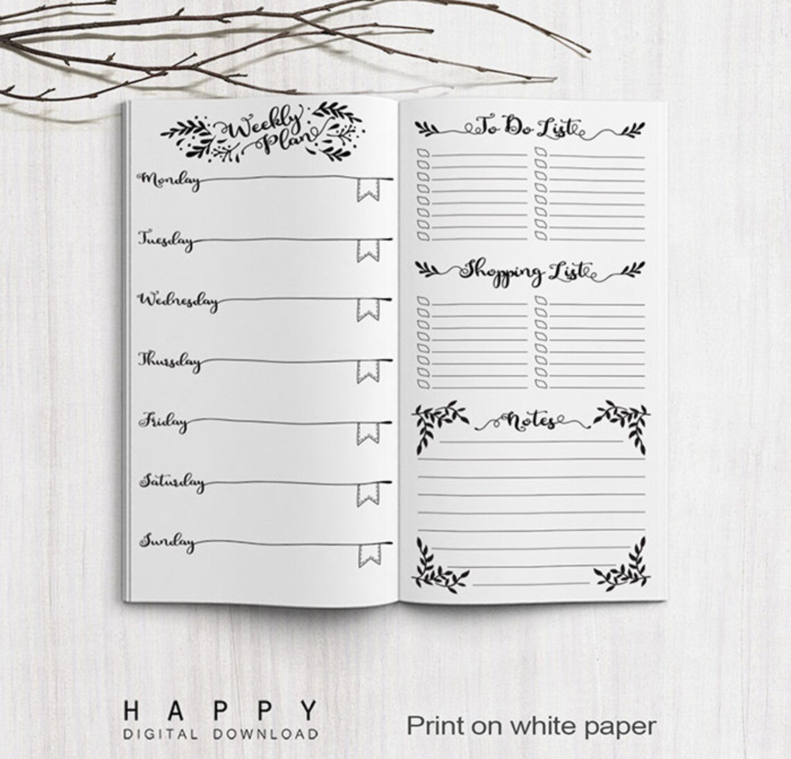 Printable Inserts Weekly Planner Midori Weekly Spreadsheet Etsy Nederland
