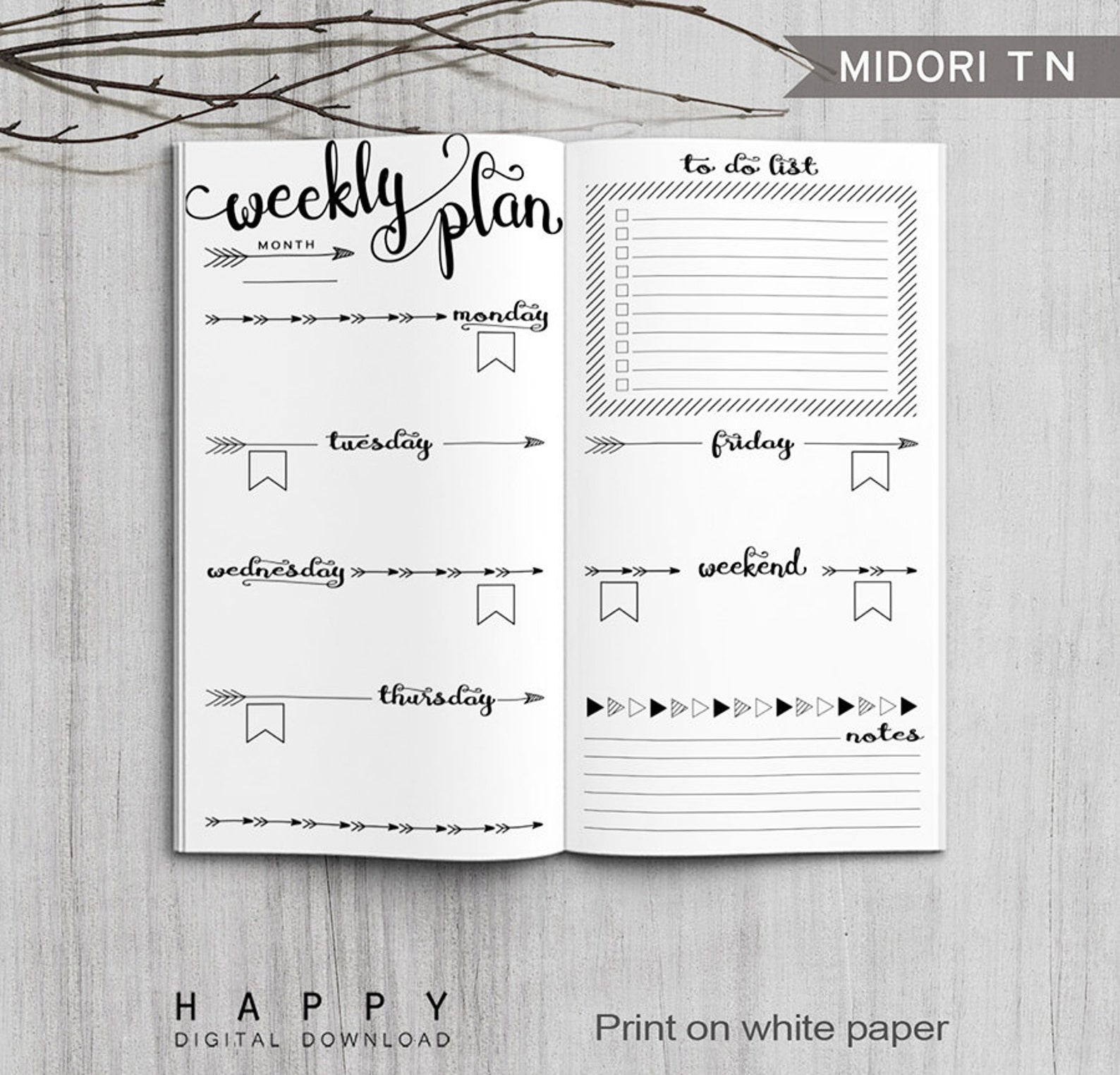Printable Bullet Journal Weekly Inserts Printable Planner - Etsy