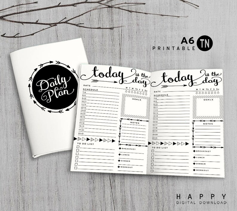 Printable A6 Insert A6 Traveler's Notebook Insert A6 - Etsy