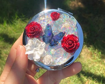 Handmade butterfly mirror