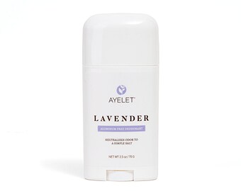 Lavender Alluminum Free Deodorant Stick| Vegan Deodorant Stick| Deodorant| Underarm Deodorant| Nontoxic Deodorant  2.5 oz