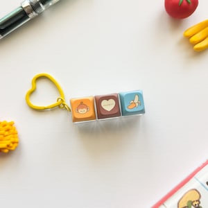 Monkey Clicky Keyboard Keychain Light Up Fidget