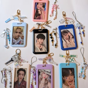 Porta-cartão de fotos inspirado em grupo Kpop