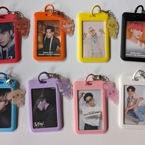 Porta-cartões de fotos inspirado em K-pop Ateez Aniteez