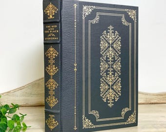 Vintage Franklin Library The Red and the Black by Stendhal Leather Bound Book