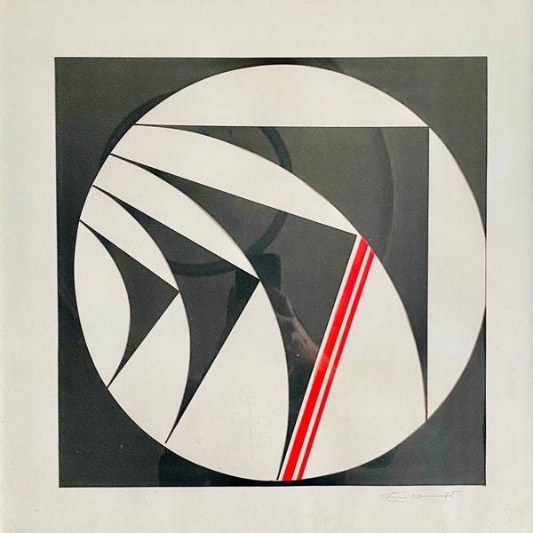 quadro design anni ‘70 firmati Enrico Fizzotti