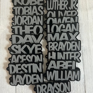 Personalized Keychain/ Acrylic Keychain / Diaper Bag Tag/ Lunch Box Tag / Backpack Name Tag / Kids Tag/ Acrylic Name Tag/ Name Tag