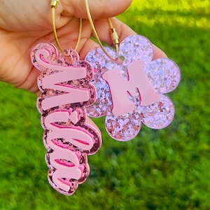 Personalized Keychain/ Acrylic Keychain / Diaper Bag Tag/ Lunch Box Tag / Backpack Name Tag / Kids Tag/ Acrylic Name Tag/ Name Tag