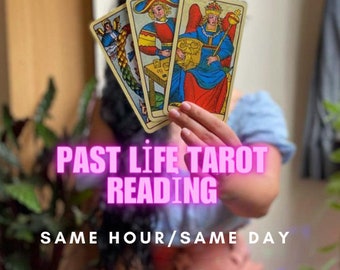 SAME HOUR Past Life Tarot Reading Detailed & Past Life Psychic Reading, Tarot Card Reading, Past Life Medium Reading, FATMA