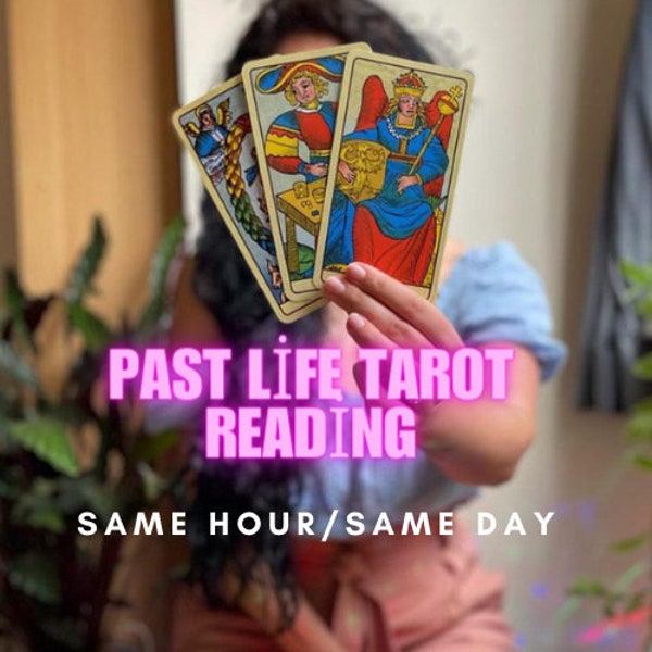 SAME HOUR Past Life Tarot Reading Detailed & Past Life Psychic Reading, Tarot Card Reading, Past Life Medium Reading, FATMA