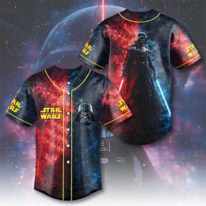 Custom Darth Vader honkbalshirt, Anakin Skywalker honkbalshirt, Revenge Of The Sith shirt, Galaxy's Edge shirt, Star Wars Day Gift
