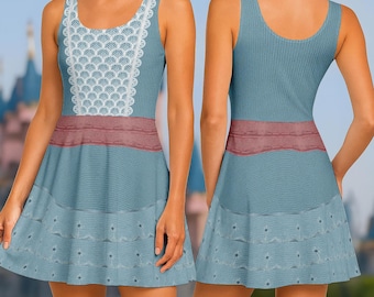 Disfraz de Bo Peep de Toy Story para cosplay, vestido de patinadora, vestido de Bo Peep para mujer, vestido de princesa Disney, atuendo Disney para ella, regalo de fiesta de Halloween.