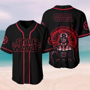 Darth Vader Baseball Jersey, Star Wars Darth Vader Shirt, Disneyland Familie Passendes Shirt, Galaxy&#39;s Edge Shirt, Disney Film Shirt