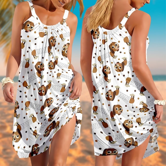 Disney Dogs Disney Womens Dress Disney Slinky Dog Sling Summer - Main Image