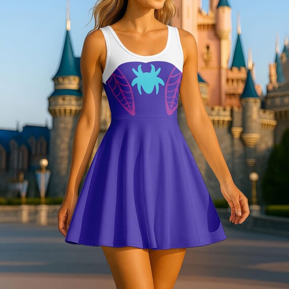 spider gwen skater dress Spider-Man Girls Spider-Gwen 2 Pack Skater Dresses