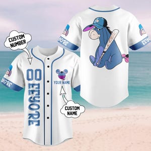 Camiseta de béisbol personalizada de Ígor, equipo de béisbol de Disney, camiseta de béisbol de dibujos animados de películas, camiseta de Disneyland para hombre y mujer, regalo de Disneyworld