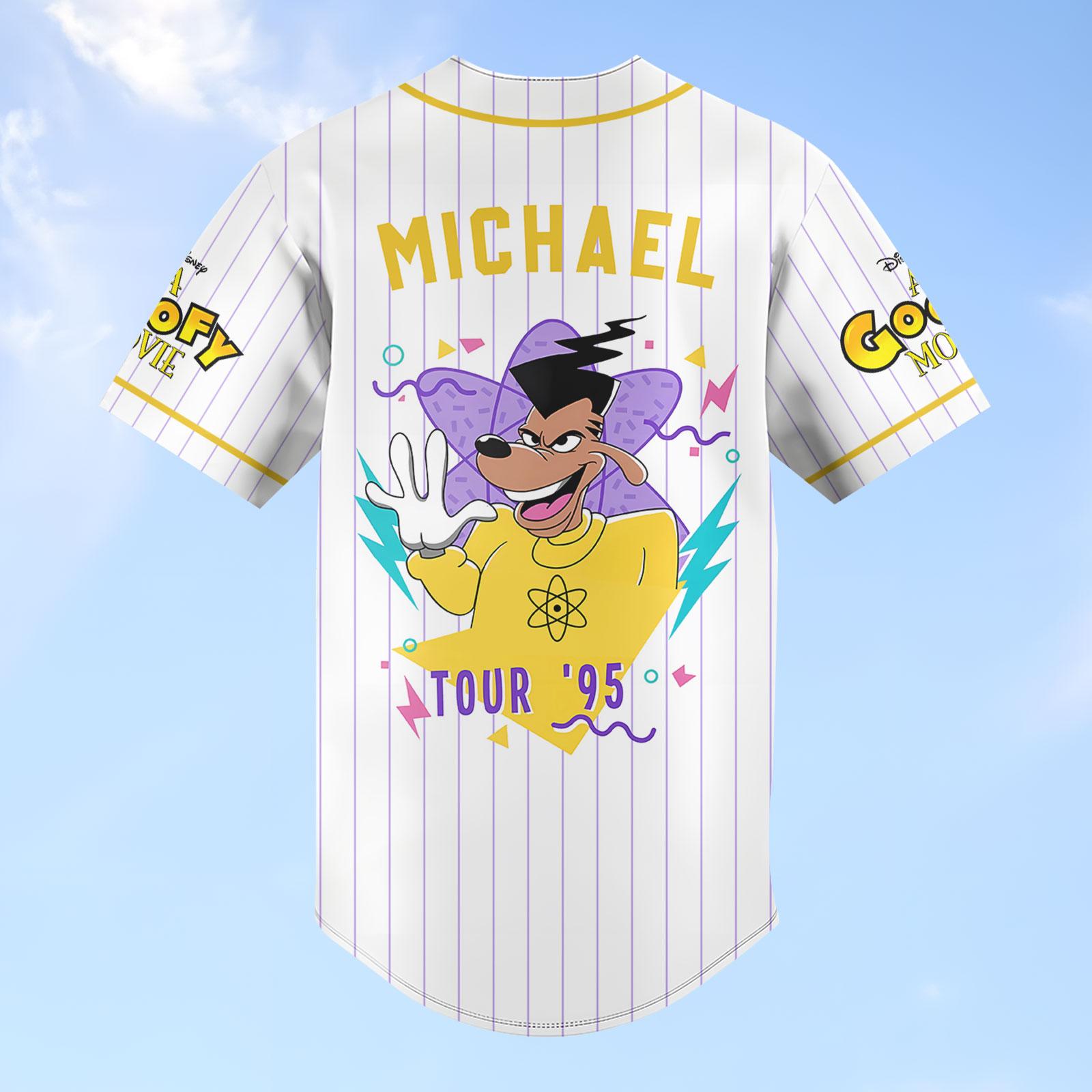 Custom Powerline Baseball Jersey, A Goofy Movie Baseball Shirt