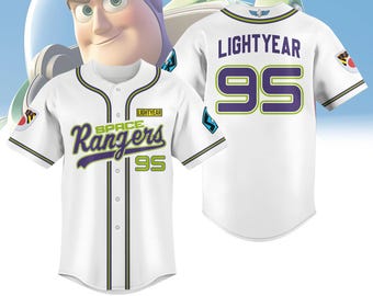 Vintage Buzz Lightyear 95-shirt, Buzz Lightyear-honkbalshirt, Toy Story-honkbalshirt, Disneyland Jersey-shirt, Disney Pixar-shirt