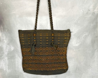 70's Nylon Weave Boho Shoulder Bag