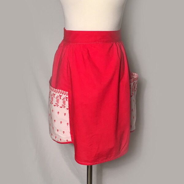 Vintage Half Apron Etsy
