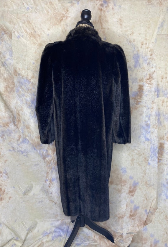 Jade Fox Faux Fur Calf Length Coat