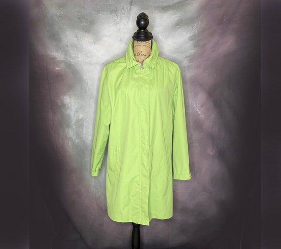 80's Women's Lime Green Knee Length 