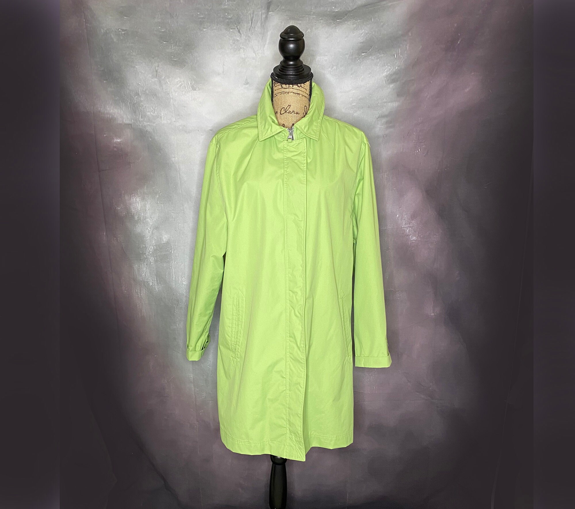 white stag raincoat