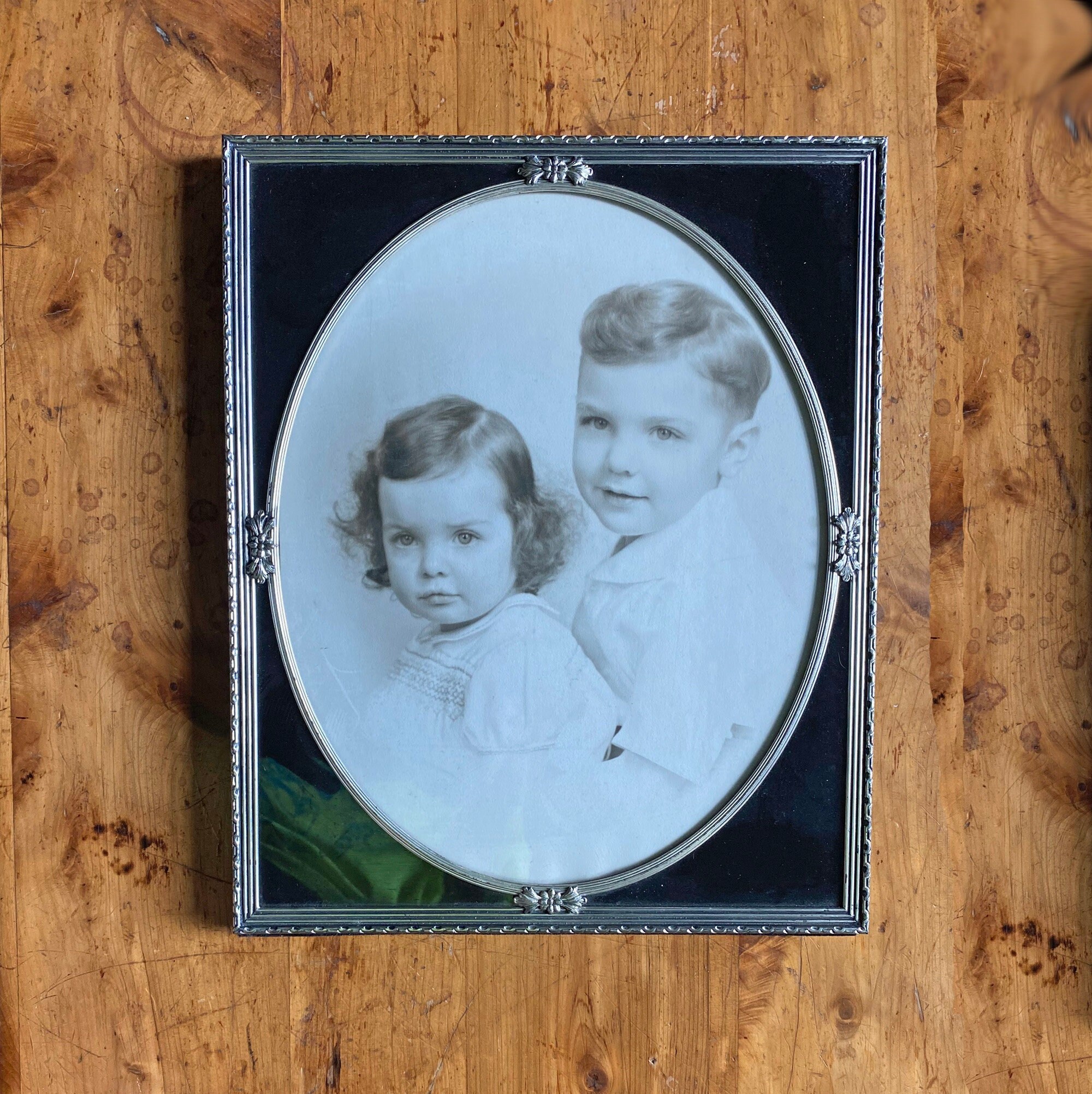 8x24 Oval Frame with Optional Mirror or Glass and Custom Cut Matting