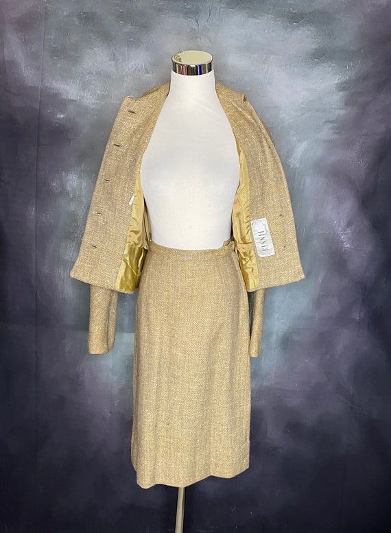 Women's Vintage Wool Suit, 1940's, 1950's, Kennie… - image 6