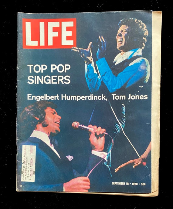 70年代旅行ガイドブック／ヨーロッパ・アメリカ19冊オールカラー写真集（英語版） Vintage Life Magazine, September 18 1970 Issue, Tom Jones