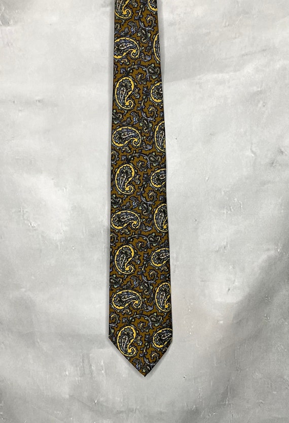 70's Wide Mod Paisley Tie - image 2