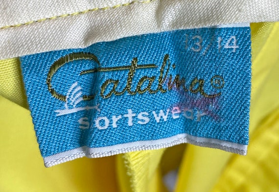 Vintage Catalina Bermuda Shorts, 60s High Waist W… - image 6