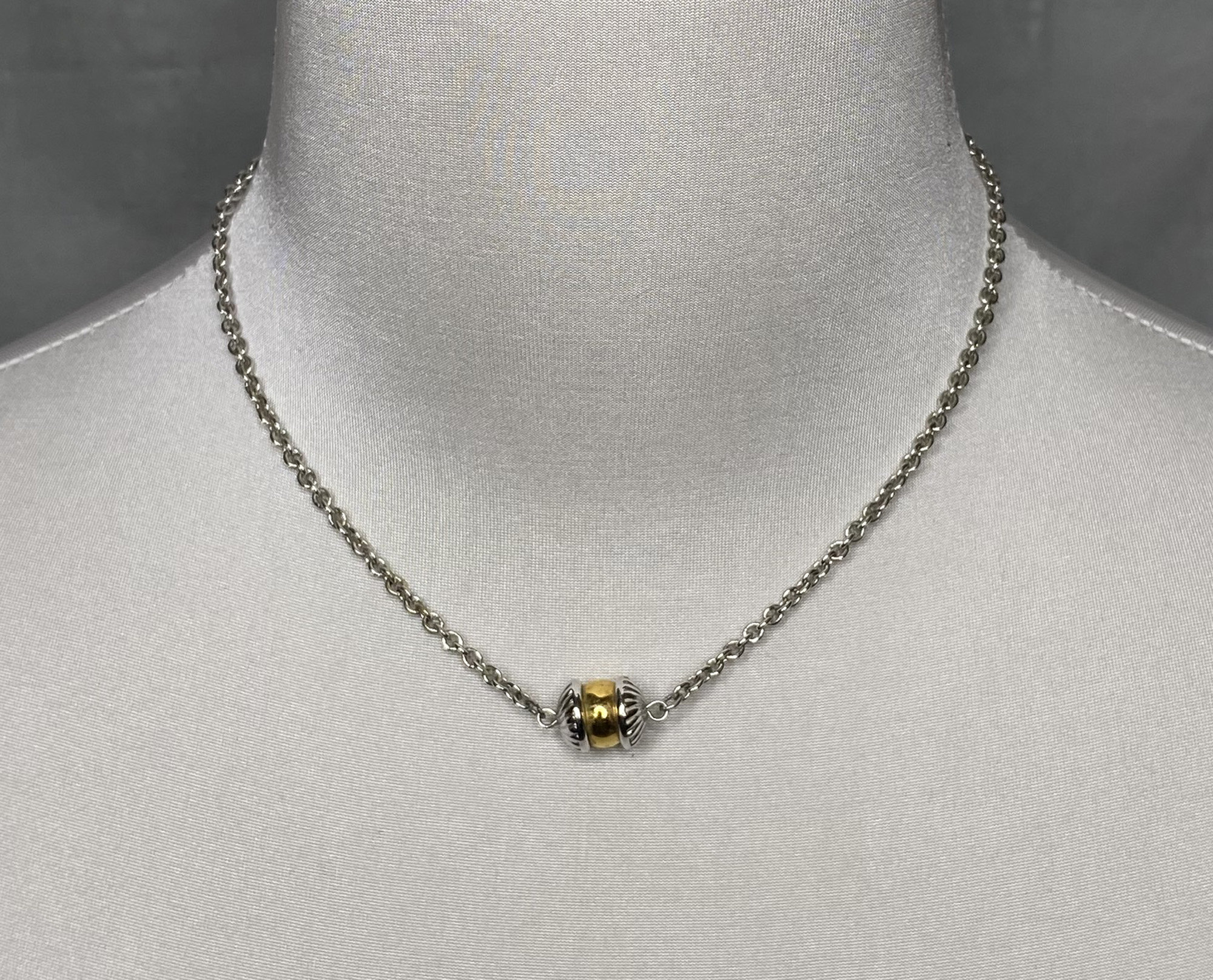 80s Pewter Necklace - Etsy