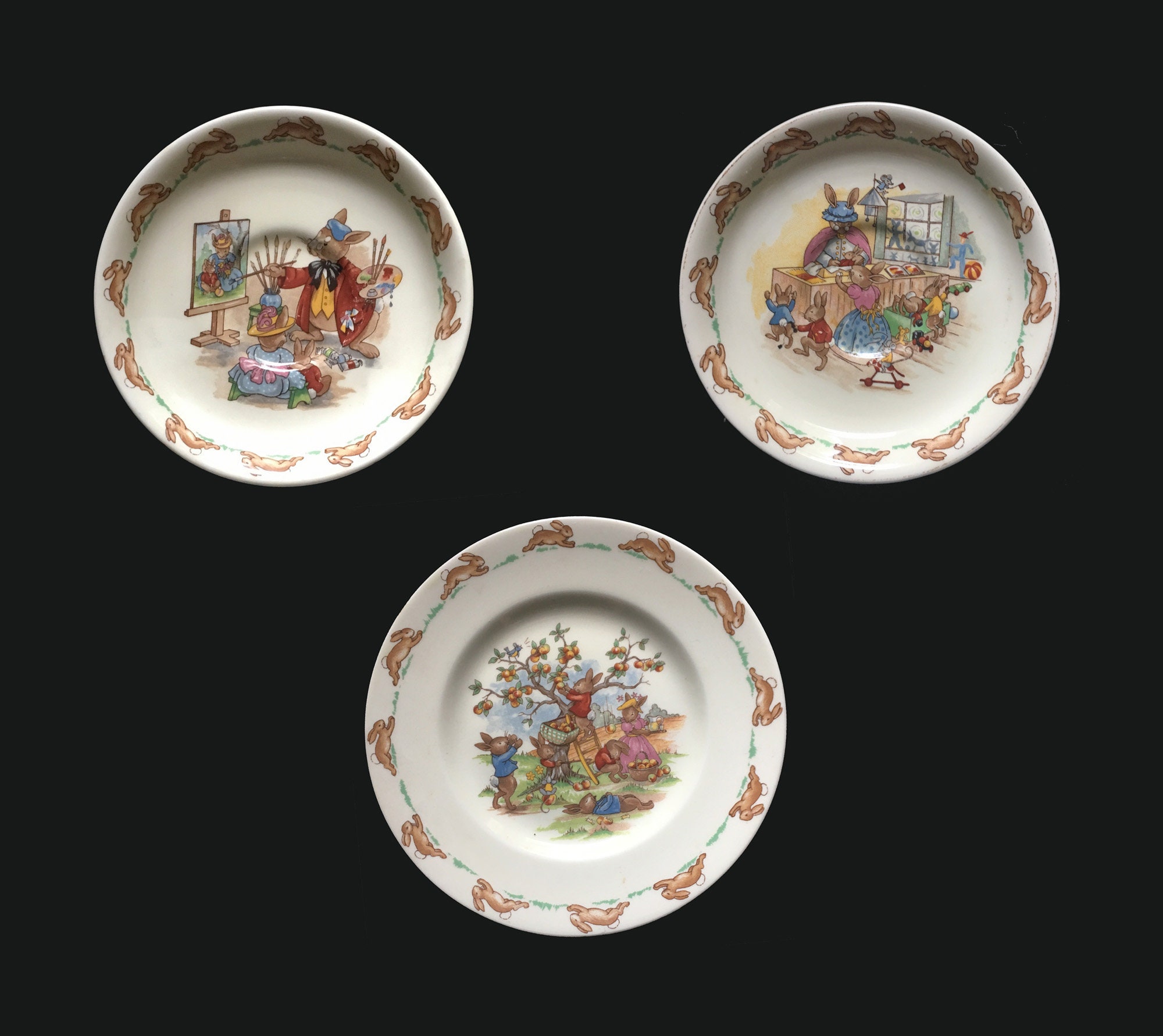 Vintage Bunnykins Royal Doulton China Replacement Pieces