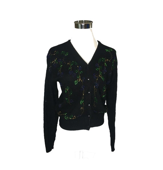 black silk cardigan women's