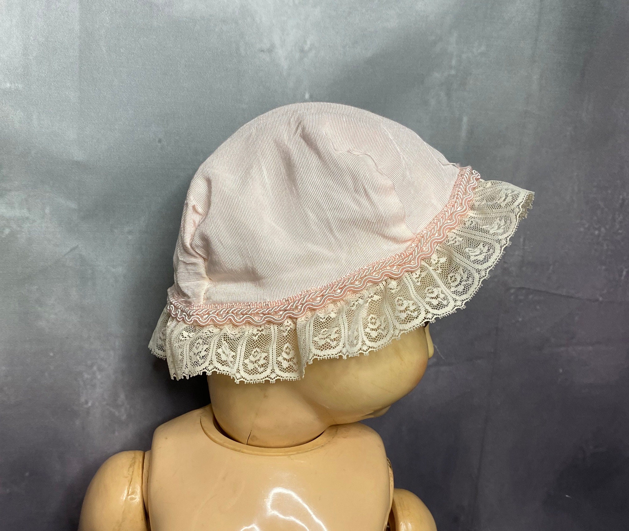 Vintage Baby Toddler Girl Hat Sun Hat Cap 1950's Pink Etsy