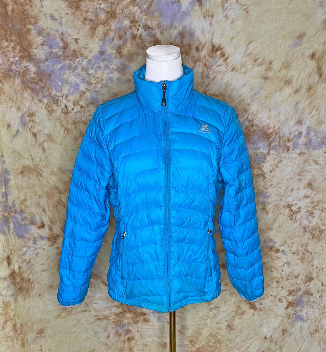 Women's Blue Down Puffer Jacket, Nylon Quilted Ski Jacket, Blue Down  Jacket, Zeroxposur Women's Jacket, Lightweight Down Ski Jacket, Medium -  Etsy