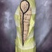 60’s Olive Green Embroidered Drop Waist Dress by Natlynn New York main image 1