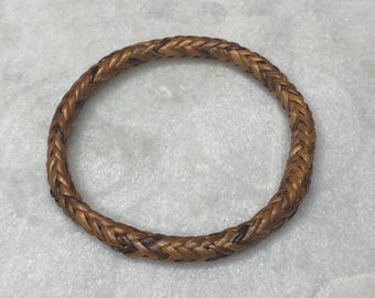 Vintage Bracelet, Leather Bracelet, Brown Leather Bracelet, Braided Leather Bracelet, Men's Leather Bracelet, Womens Leather Bracelet