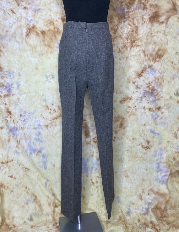 70’s Three Piece Gray Wool Pant Suit, Small - image 6