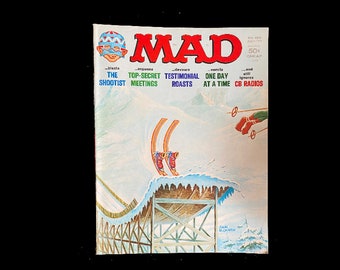 70's ヴィンテージ　ポスター　MAD magazine アルフレッド　乱交 Mad Magazine #171 E.C. Pub. Dec. 1974 The Sting Parody Nixon